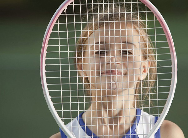photo of youth tennis player