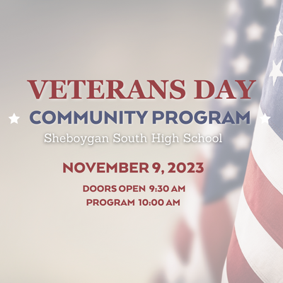 Veterans Day Program (Facebook Event Cover) (400 x 400 px)