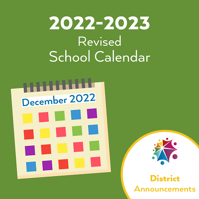 2022-2023 Revised School Year Calendar