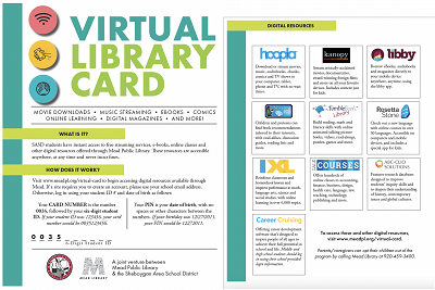 Virtual Library Card from Mead