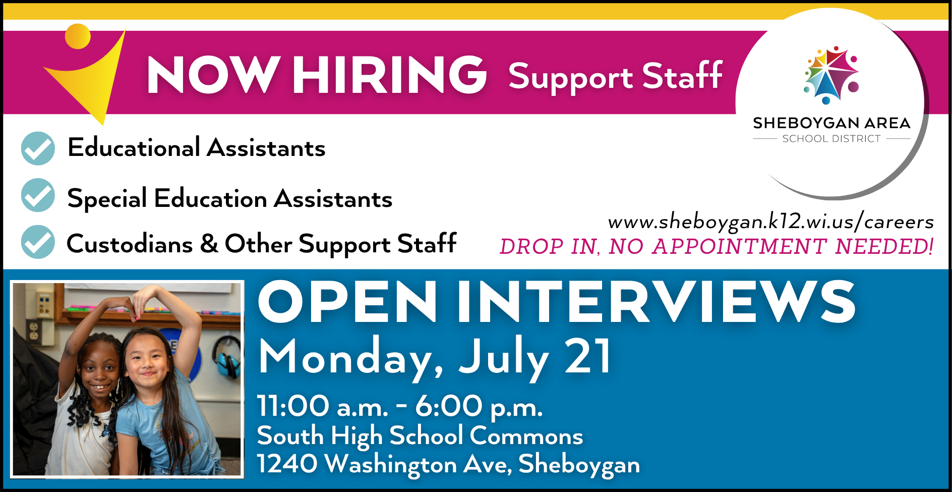 Ad for Sheboygan Sun   June 2025  (6.292 x 3.25 in)