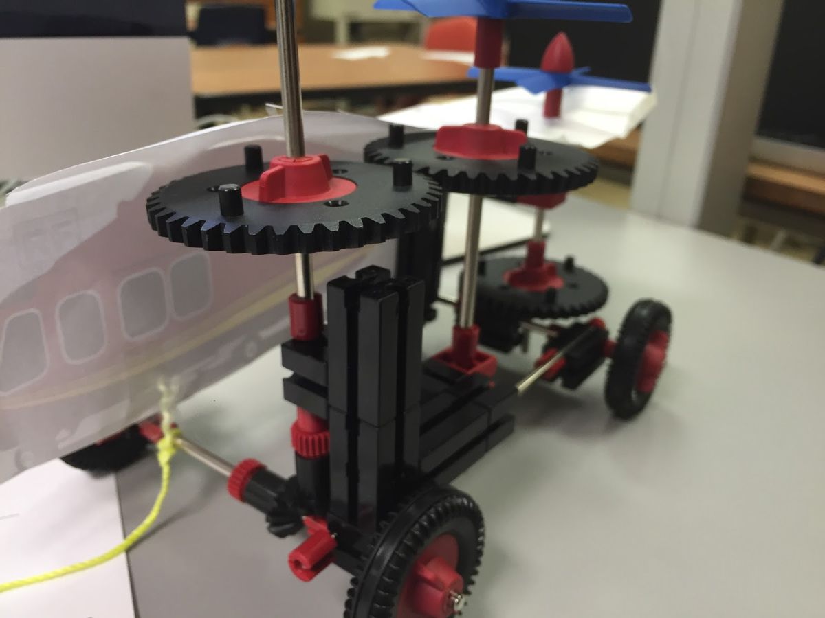 A classroom prototype with wheels