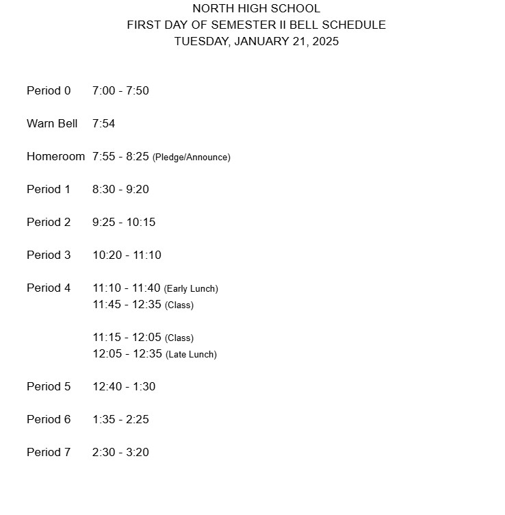 FirstDaySemIIBellJan21