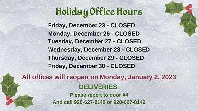 Holiday Office Hours