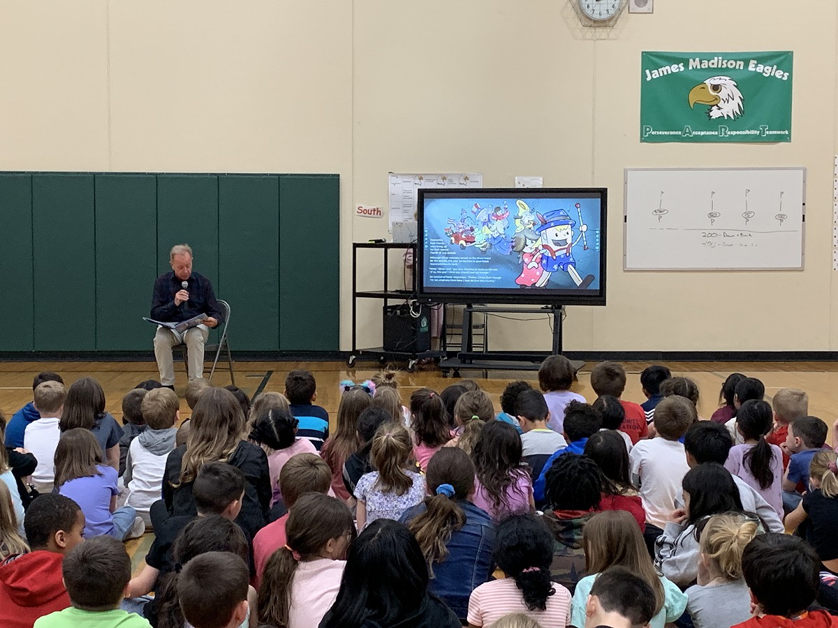 James Madison author visit