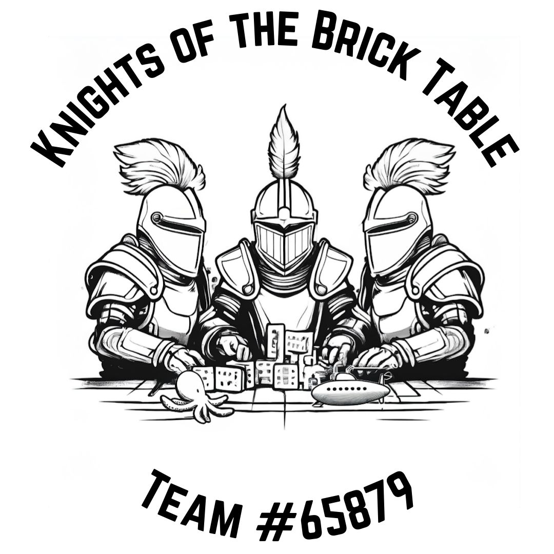 Knights of the Brick Table - Urban's FLL team logo