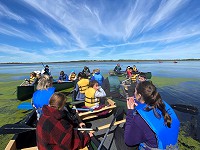 Lincoln-Erdman students at the Sheboygan Marsh