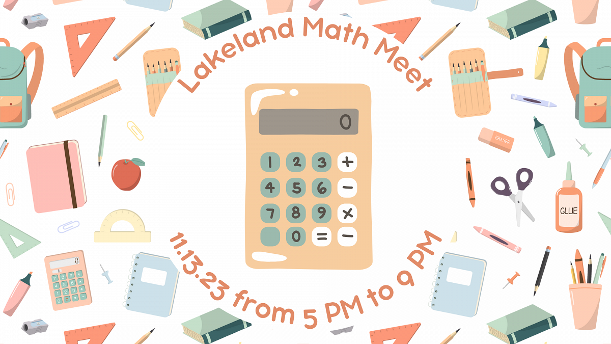 Math meet flyer
