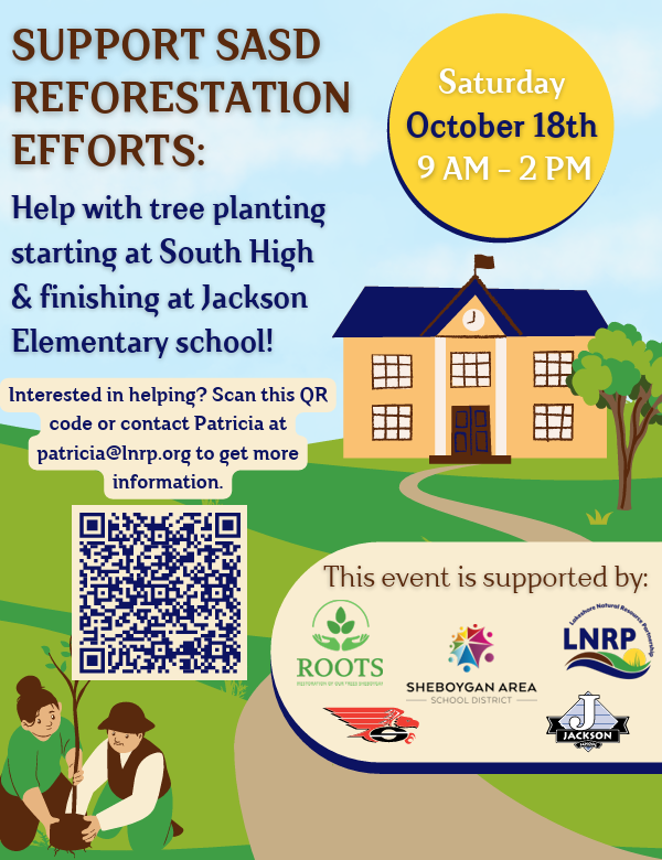 Reforestation flyer with qr code