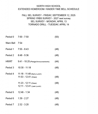 Special Schedule - SEL Survey