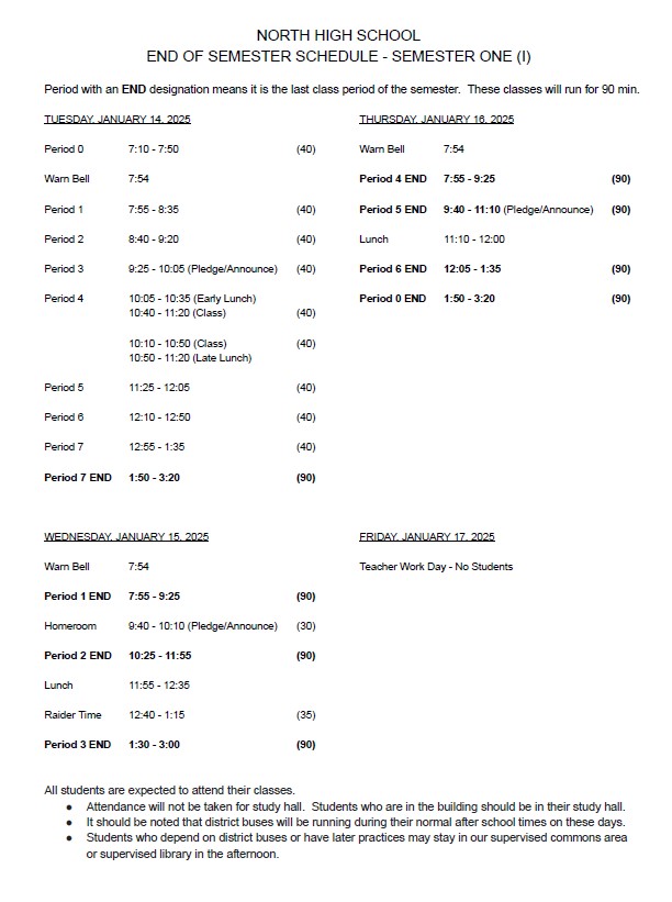 Sem1ExamNorth24 25